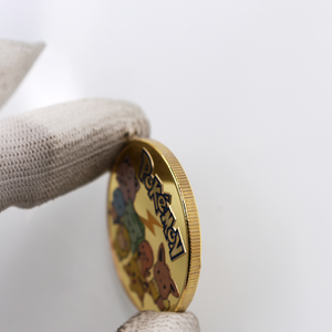 Médaille commémorative plaquée or Monstre Fantastique Adorable, pièce <span class=keywords><strong>de</strong></span> <span class=keywords><strong>collection</strong></span> estampillée, cadeau souvenir <span class=keywords><strong>pour</strong></span> enfants et fans - Product Image 2