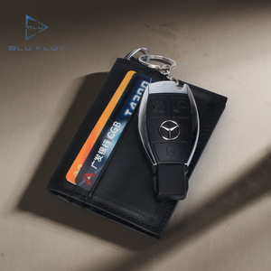Billetera de cuero de vaca con logotipo personalizado, tarjetero duradero marroquí - Product Image 2