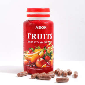 Cápsulas Dietéticas de Alimentos Integrales, 90 Unidades, Suplemento Nutricional a Base de Frutas, Sin Aditivos, Extracto de Frutas - Product Image 2