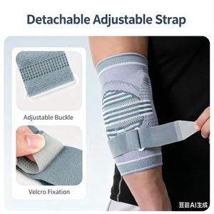 Coudière en nylon pour tendinite et coude de tennis, manchon de compression respirant, réduit la douleur articulaire pour l'entraînement et le fitness - Product Image 5