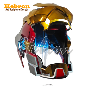 หมวกเหล็กไอรอนแมน Mk17 รุ่นจีนและอังกฤษ พร้อมส่ง ของสะสมส่วนตัว คอสเพลย์ ภาพยนตร์ บทบาทสมมติ อุปกรณ์ประกอบฉาก สำหรับผู้ใหญ่ งานอีเว้นท์ - Product Image 2