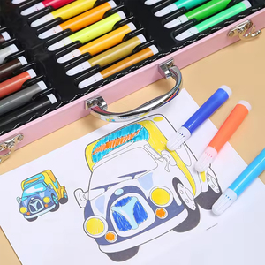 Bán Buôn Màu Nước Bút Bút Chì Màu Bột Công Cụ Vẽ 251 Pcs Hộp Bằng Gỗ Sơn Bộ Quà Tặng Cho Trẻ Em Trường Nghệ Thuật Nguồn Cung Cấp - Product Image 5