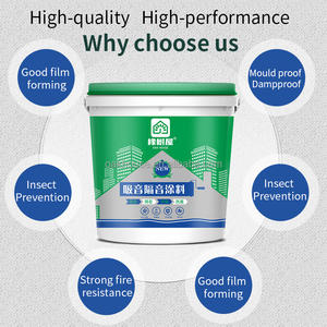 Revêtements imperméables ignifuges pour l'insonorisation et l'absorption du son des bâtiments, directement posés sur les briques pour les murs, les plafonds et les sols - Product Image 3