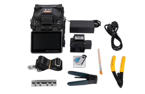 Hot Sale X900 Splicer Six Motors Fiber <b>Splicing</b> <b>Machine</b> Contractor Kit With Battery and Cleaver - Product Image 6
