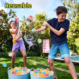 Senza magnete riutilizzabile in Silicone riutilizzabile palla acqua autosigillante <span class=keywords><strong>palloncini</strong></span> bomba acqua all'aperto piscina giocattolo Unisex - Product Image 4