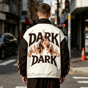 Chaqueta Cortavientos para Hombre con Diseño <span class=keywords><strong>Original</strong></span> Rainbow Spray, Chaqueta Retro con Estampado <span class=keywords><strong>de</strong></span> Llamas y Parches para <span class=keywords><strong>Ropa</strong></span> Urbana - Product Image 3