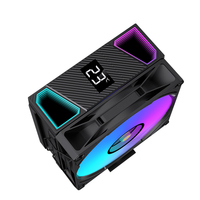 Refroidisseur d'air pour processeur ARGB Lovingcool Direct Contact avec 6 caloducs, ventilateur RGB adressable, en aluminium, pour processeur de bureau Intel AMD
