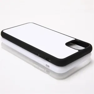 Capa de celular para iphone, venda quente da fábrica, cor preta e branca 2d, subolmacia, capa em branco, pc, tpu, borracha macia, para iphone 13