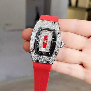 New top-tier starry sky full diamond <b>mechanical</b> <b>watch</b>, skeleton movement, suitable for women's business, dating, and social - Product Image 5