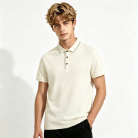 Chemises polo en coton uni pour hommes, manches courtes, respirantes, polos de travail, logo personnalisé, ODM OEM, 240g, polos publicitaires vierges