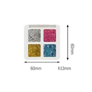 กากเพชรทาหน้า4สีเจลกากเพชรการแต่งตาปาร์ตี้เครื่องประดับที่สดใสเหมาะสำหรับโทนสีผิวใดๆ - Product Image 3