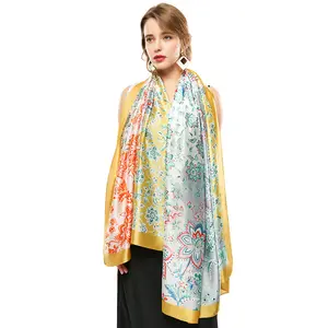 Новейшая Дубайская Волшебная шаль шелковая шаль с узором пейсли новый дизайн шарф из пашмины