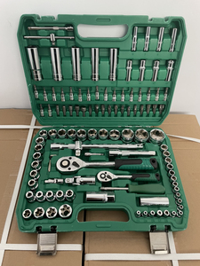 108 pcs cơ khí công cụ thiết lập, bao gồm 1/2 "& 1/4" 72-tooth phát hành nhanh chóng Ratchet cờ lê Metric ổ cắm Bộ - Product Image 3