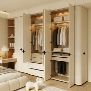 <span class=keywords><strong>Armadio</strong></span> Minimalista in Legno BALOM, Ecologico, Grande Capacità, Facile Montaggio, Dimensioni Personalizzabili, Montaggio a Parete, <span class=keywords><strong>Salvaspazio</strong></span> - Product Image 4