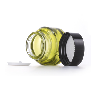 Pot de crème <span class=keywords><strong>en</strong></span> <span class=keywords><strong>verre</strong></span> dépoli de peinture 15g 30g 50g Emballage cosmétique vide pour soins de la peau pour femmes - Product Image 3