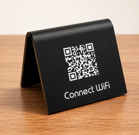Affichage de prix debout libre Mini Supports de menu en acrylique Signes de table en acrylique
