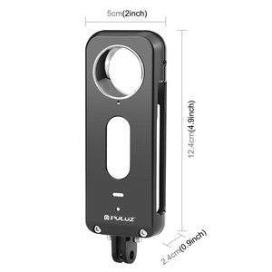 Werkseitig PULUZ Kamera Schutz käfig <span class=keywords><strong>Rig</strong></span> Metall gehäuse rahmen mit Objektivs chutz abdeckung <span class=keywords><strong>Set</strong></span> für Insta360 X3 - Product Image 5