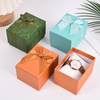 Boîtes à montres en carton noir personnalisées avec couvercle pour l'emballage de montres et bracelets pour hommes – Offre Spéciale