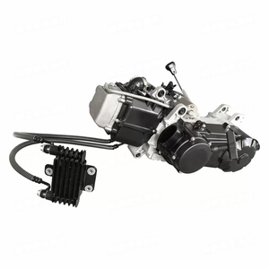 <span class=keywords><strong>ESUM</strong></span> Nouveau Moteur GY6 180cc 161qmk 4 temps à allumage CDI monocylindre avec carter long pour scooter à essence/quad/kart - Product Image 1