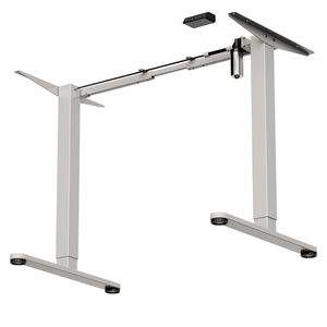 Marco de escritorio de pie Mesa eléctrica Marco de <span class=keywords><strong>metal</strong></span> Ergonómico 28 a 46 pulgadas Altura ajustable Base de mesa de acero Mesa de 20x40 pulgadas - Product Image 3