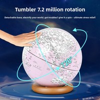 Globe terrestre à lévitation magnétique Type-C, robot éducatif IA, traducteur vocal en temps réel, veilleuse LED, cadeau pour enfants