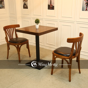 สไตล์คลาสสิกHoreca Furniture <span class=keywords><strong>Cafe</strong></span>เก้าอี้เฟอร์นิเจอร์เชิงพาณิชย์โรงอาหารFast Food Restaurantเก้าอี้ - Product Image 4