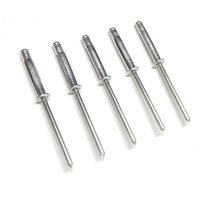 Rivets à pincer en aluminium de type lanterne à trois plis, norme DIN