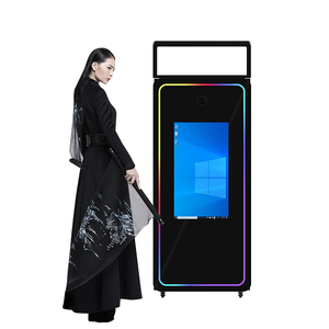Photomaton à miroir magique de 70 pouces avec caméra à écran tactile de 43 pouces, cadre LED portable WiFi et Bluetooth à impression instantanée - Product Image 1
