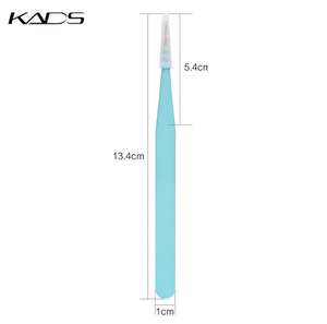 High Precision Macaron Color Stainless Steel Straight Pointed Tweezers <b>Nail</b> Art Rhinestone Picking and Eyelash <b>Extension</b> Tool - Product Image 2