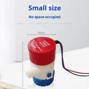 Bomba Centrífuga Sumergible Pequeña Semiautomática de CC de 12 V y 24 V, Modelo CHW28, 3000 <span class=keywords><strong>L</strong></span>/min, Bomba de Alta Presión para Tuberías y Aguas Residuales - Product Image 3