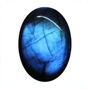 Cabujón Ovalado de Labradorita Azul Natural, Piedras Preciosas Sueltas, Certificadas por Terceros, Lote al por Mayor, Gopika Exports, para la Fabricación de Joyas - Product Image 1