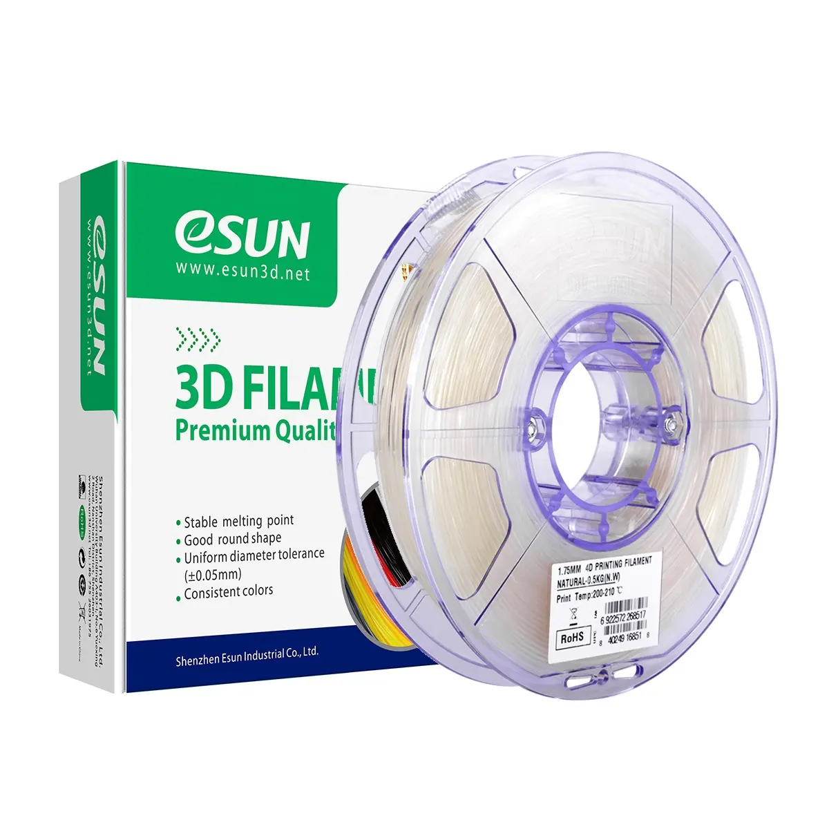eSUN 4D Filament e4D-1 1.75mm Shape Memory function 3D Printer Filament
