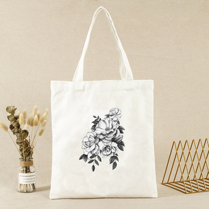 Bán Buôn Tùy Chỉnh In Phụ Nữ Dễ Thương Của <span class=keywords><strong>Tote</strong></span> Túi Nữ Màu Hồng Vận Chuyển Túi Người Phụ Nữ Món Quà Tùy Chỉnh Canvastote Túi De Colores - Product Image 2