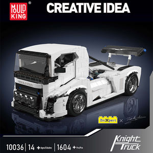 Knight Truck BRICK MOC Modèle DIY Assemblage Véhicule Construction Créative Blocs de Construction Ensemble pour Enfants Cadeau De Noël - Product Image 3