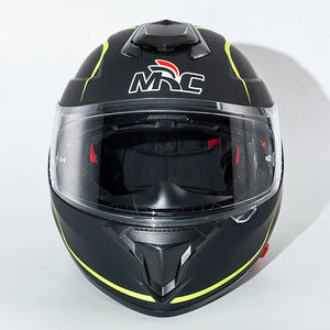 Custom Brand New ABS ECE R22.06 certificato doppia visiera <span class=keywords><strong>caschi</strong></span> integrali per motocicli - Product Image 4