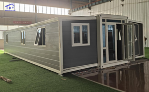 บ้านคอนเทนเนอร์ที่ทนทานและขยายได้พร้อมโครงเหล็กชุบสังกะสีและแผงกันไฟสำหรับบ้านคนงานโรงเรียนหรือสำนักงาน - Product Image 5