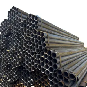 wholesale pipe size 3/4 inch black api straight welded round pipe welded carbon steel for chilled water