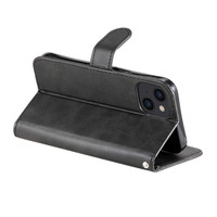 Étui de téléphone à rabat en cuir PU tendance avec fentes pour cartes pour iPhone 18 17 16 15 14 13 12 Pro Max, antichoc, avec fermeture éclair et portefeuille