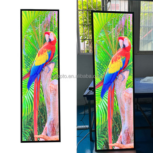 A1 Bạc clip/Snap khung dẫn hiển thị/đăng ánh sáng Hộp Bảng menu, Backlit Poster - Product Image 1