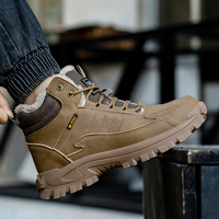 Bottes de sécurité chaudes pour l'hiver prêtes à être expédiées chaussures de sécurité antidérapantes anti-crevaison de haute qualité