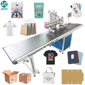 Impresora de pantalla vertical, alimentador automático de seda, máquina de serigrafía para cartón corrugado, Pizza, Kraft Laber, caja de bolsas de papel