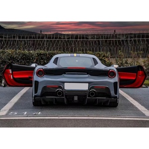 Kit de Carrocería de Fibra de Carbono Pista Wet para Modificación de Automóviles, Alerón Delantero y Trasero, Apto para Ferrari 2015-2019 488 - Product Image 6