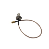 Cable coaxial RG179 de 75 ohmios con puente de 300mm BNC hembra Bulkhead SMB Mini Connector-Aislado con PTFE