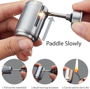 <span class=keywords><strong>Briquet</strong></span> à allumettes permanent, compact et portable, <span class=keywords><strong>briquet</strong></span> porte-clés personnalisé - Product Image 2