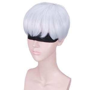 Nier: Automata 9S Kostuum Spelen Yorha Nr. 9 Type S Cosplay Kort Haar Pruik GAHC-012 - Product Image 3