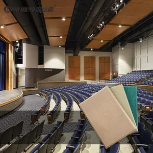 GoodSound tiyatro duvar dekoratif akustik tedavisi ses geçirmez sinema ses geçirmez kumaş paneli