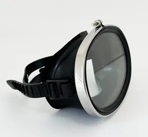 Fabriek Hot Selling Ovale Duikmasker Frameloos Ovaal Snorkelmasker Met Hoogwaardige Rubberen Band