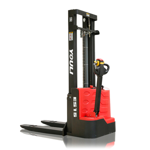 Equipo de almacén Batería Carretilla elevadora Precio Apilador 1500kg 2000kg Apilador eléctrico con altura de elevación de 3m - Product Image 1