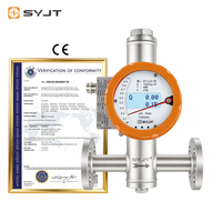 Rotameter Tabung Baja Tahan Karat Digital Presisi Tinggi SY LZ, Peralatan Pemantau Aliran Cairan yang Dapat Disesuaikan