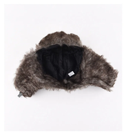 Gorro de aviador Ushanka de piel sintética gruesa para hombre, impermeable, cálido, con orejeras, estilo Lei Feng, para invierno, venta al por mayor, barato